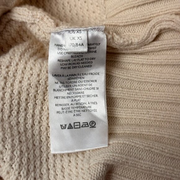 Free People Beach Cream Beige Hailee Cardigan Sweater Sz XS Button Down - Picture 4 of 8